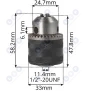 Uchwyt wiertarski 10 mm ½”-20 UNF z kluczykiem