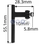 Klucz kluczyk do wiertarki uchwytu futerka wiertła 10MM