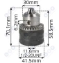 Uchwyt futerko 1/2 kluczykowe adapter SDS PLUS
