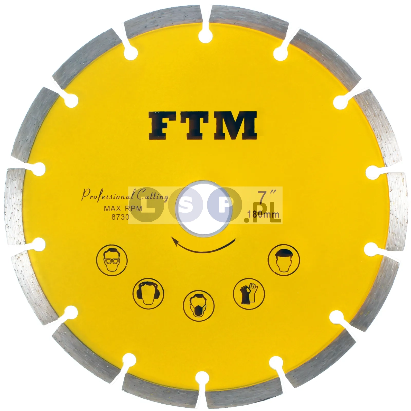 Tacza diamentowa segmentowa 230mm FTM-7ZS