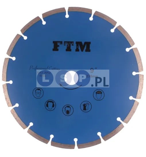 Tacza diamentowa segmentowa 230mm FTM-9NS