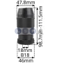 Uchwyt wiertarski futerko samozaciskowy 1-16 mm B18