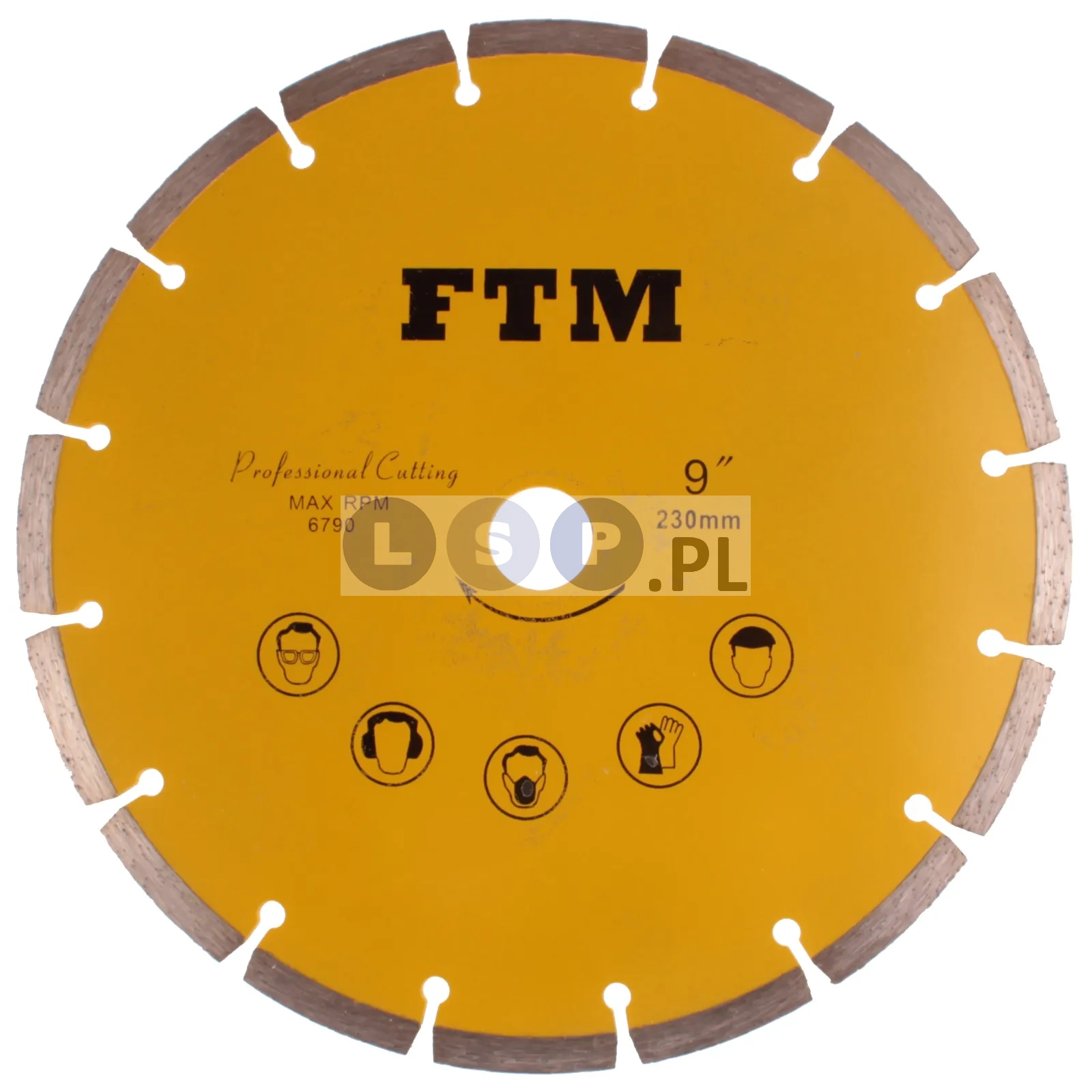 Tacza diamentowa segmentowa 230mm FTM-9ZS 