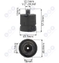 Adapter uchwyt futerko SDS do MAKITA HR2450 HR2470 FT Adapter uchwyt futerko SDS do MAKITA HR2450 HR2470 FT