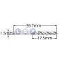 Wiertło kobaltowe do metalu 1.5 mm 3szt HSS-E HSSco5 M35