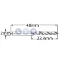 Wiertło kobaltowe do metalu 2 mm 3szt HSS-E HSSco5 M35