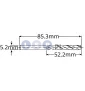 Wiertło kobaltowe do metalu 5.2 mm HSS-E HSSco5 M35