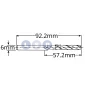 Wiertło kobaltowe do metalu 6 mm HSS-E HSSco5 M35