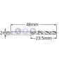 Wiertło kobaltowe do metalu 2 MM HSS-E HSSco5 M35 PRO LSP