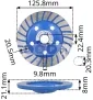 Tarcza do szlifowania betonu TURBO 125 MM garnkowa