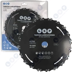 50-064+199 TARCZA Z ŁAŃCUCHEM + WIDIA+ MOCOWANIE
