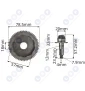 Koło zębate zębatka trzpień do MAKITA HR4001C HR4002 HR4011C 135508-6