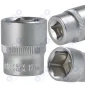 Nasadka klucz nasadowy 3/8 17 MM HONITON 6-kątna