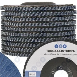 TARCZA LISTKOWA CYRKONOWA 120 X10