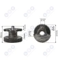Koło zębate mimośród Bosch GBH 5-40 DCE, 1616317085