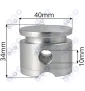 Tłok Bosch GSH 11 E 40mm, 1618700064 Tłok Bosch GSH 11 E 40mm, 1618700064