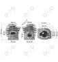 Cylinder tłok KOSY STIHL FS160 FS220 FS280 35MM