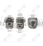 Cylinder tłok piła pilarka PARTNER P340S P350S P360S Cylinder tłok piła pilarka PARTNER P340S P350S P360S