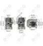 Cylinder tłok do kosy spalinowej podkaszarki HUSQVARNA 124L 125R 128R 35mm