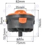 głowica KOSY ELEKTRYCZNEJ GŁOWICA PODKASZARKI 8 mm głowica KOSY ELEKTRYCZNEJ GŁOWICA PODKASZARKI 8 mm