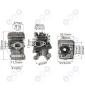 Cylinder tłok do gałęziówki 2500 25 CC 34 MM Cylinder tłok do gałęziówki 2500 25 CC 34 MM