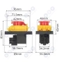 Wyłącznik włącznik elektromagnetyczny 1 fazowy 250V 16A  uniwersalny
