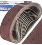 Papier ścierny 75x533 taśma szlifierska do szlifierki taśmowej P80 Papier ścierny 75x533 taśma szlifierska do szlifierki taśmowej P80