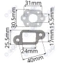 GAŻNIK PIŁA STIHL 023 MS230 025 MS250 USZCZELKA