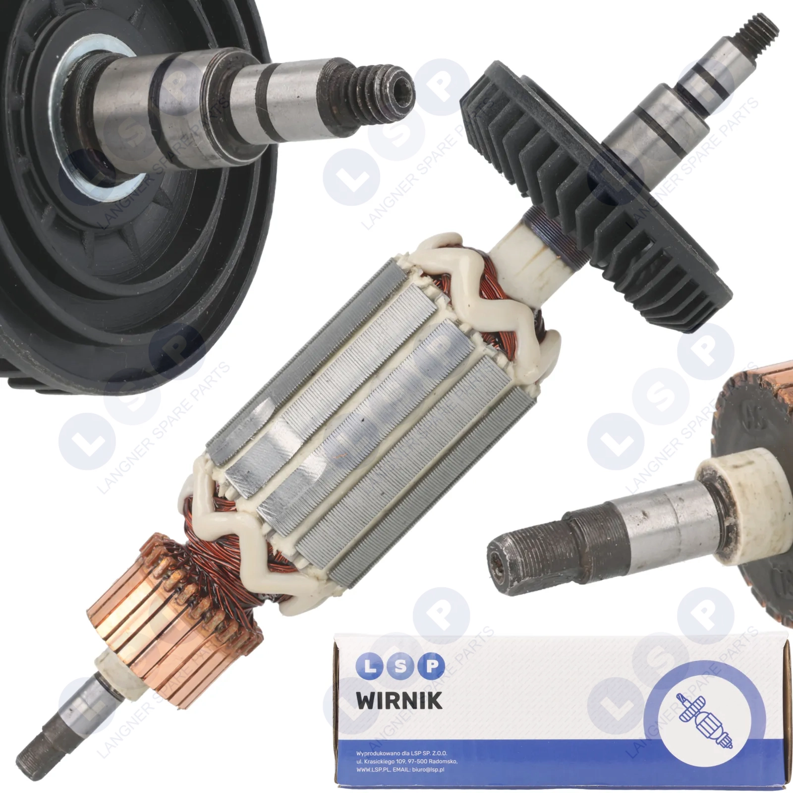 Wirnik do szlifierki MAKITA 9565CVH CV CVR 515243-6 NOWY TYP