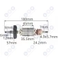 Wirnik do szlifierki MAKITA 9565CVH CV CVR 515243-6 NOWY TYP Wirnik do szlifierki MAKITA 9565CVH CV CVR 515243-6 NOWY TYP
