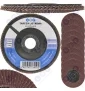 Tarcza listkowa 125 lamelka do szlifowania drewna metalu P120 T29 x10