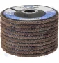 Tarcza listkowa 125 lamelka do szlifowania drewna metalu P80 T29 x10