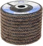 Tarcza listkowa 125 lamelka do szlifowania drewna metalu P40 T29 x10