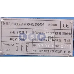 Y132S-4 Silnik elektryczny 380V 5,5KW 1440 RPM