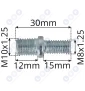 Śruba adapter głowicy kosy M10x1.25 / M8x1.25 Śruba adapter głowicy kosy M10x1.25 / M8x1.25