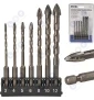 Zestaw wierteł wiertła do szkła płytek gresu ceramiki 3-12mm HEX 1/4 Zestaw wierteł wiertła do szkła płytek gresu ceramiki 3-12mm HEX 1/4