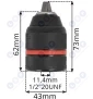 Uchwyt do wiertarki samozaciskowy 1/2 13MM METALOWY