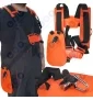 Szelki do kosy spalinowej regulowane, metalowy klips do nac demon stihl husqvarna