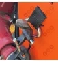 Szelki do kosy spalinowej regulowane, metalowy klips do nac demon stihl husqvarna