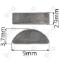 Klin Do Kosy Piły Szlifierki Wiertarki Kosiarki Magneto Koło Pasowe Wpust Czółenkowy 3.7x9x2.9 mm Woodruffa DIN 6888 Klin Do Kosy Piły Szlifierki Wiertarki Kosiarki Magneto Koło Pasowe Wpust Czółenkowy 3.7x9x2.9 mm Woodruffa DIN 6888