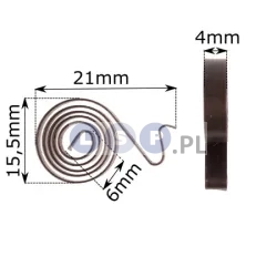 Spręzyna spiralna GSH 11 E - Cena za zestaw - 2szt