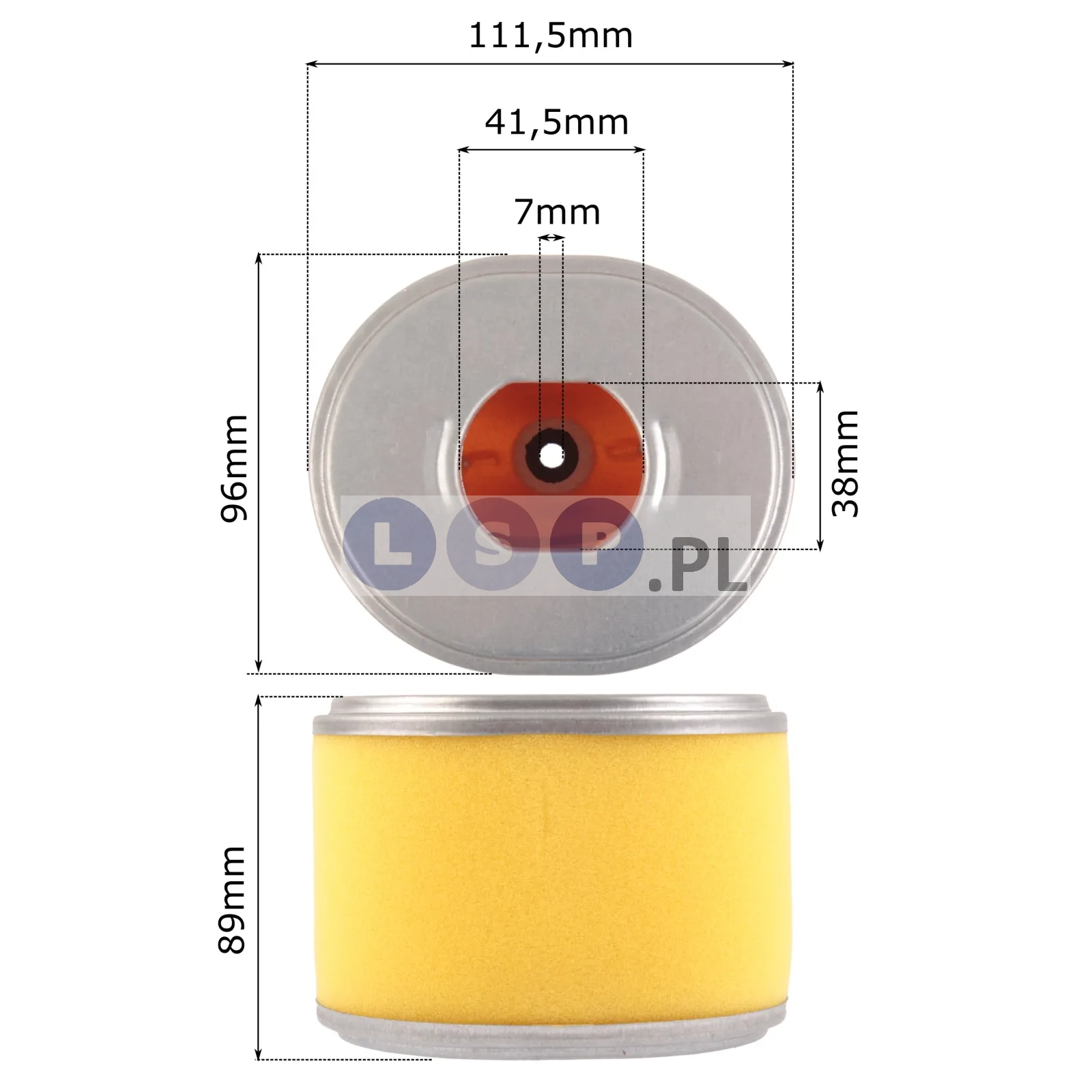 GX390 Filtr Powietrza gąbka