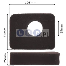 Filtr Powietrza 108*83mm Nowy Briggs