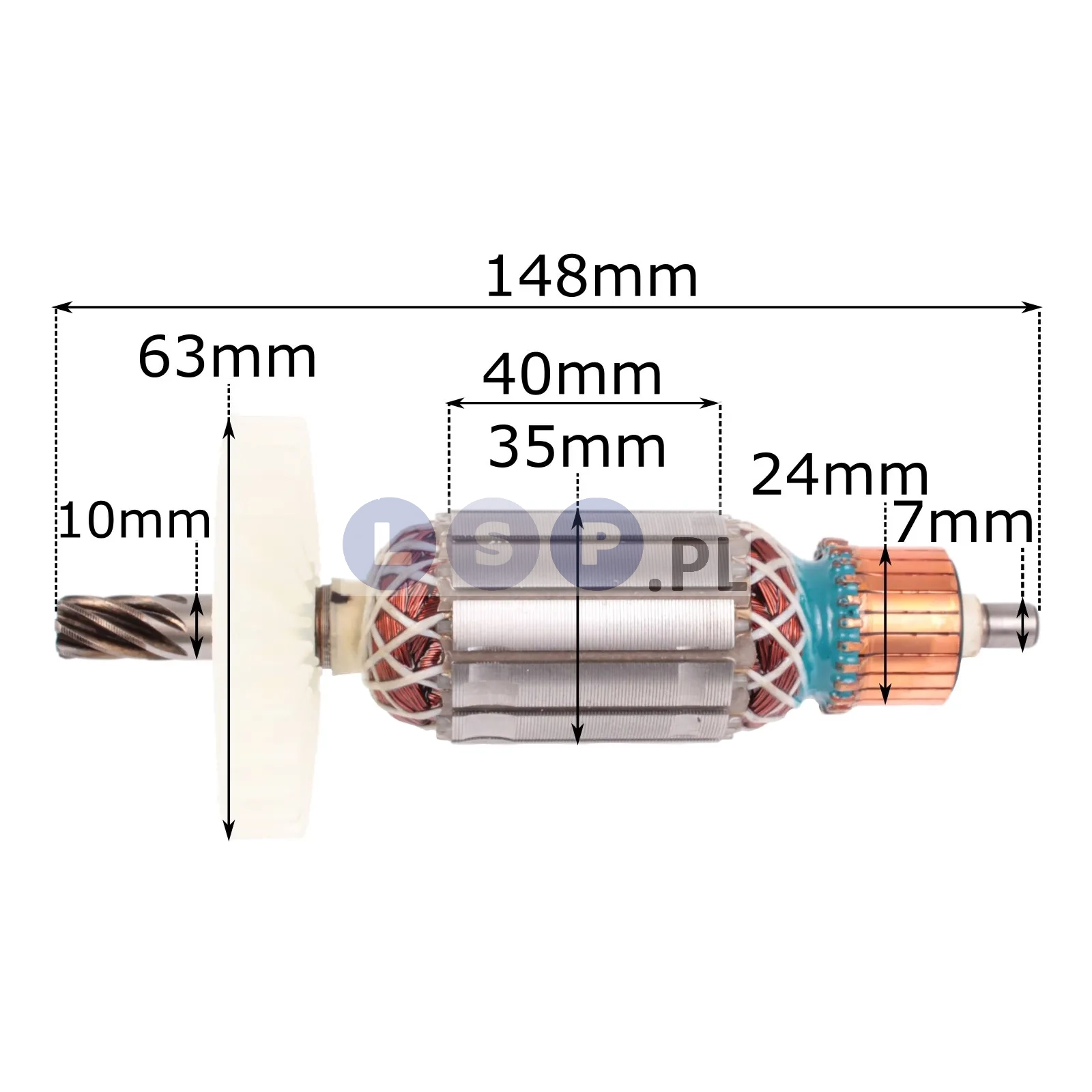 Wirnik do młotowiertarki HR2810 zam. 515294-9