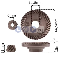 Przekładnia zębata do MAKITA GA5030 GA4034 GA5034 GA4534 PJ7000 GA4030 GA4031