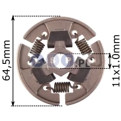 Sprzęgło STIHL 017 018 MS170 MS180 MS230 MS250