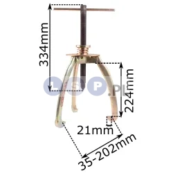 Wielofunkcyjny ściągacz trój-szczękowy 14-18"