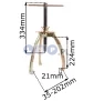 Wielofunkcyjny ściągacz do piast łożysk trójramienny 14-18&#34; 350-450mm