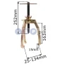 Wielofunkcyjny ściągacz do piast łożysk trójramienny 8-10&#34; 200-250mm