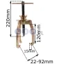 Wielofunkcyjny ściągacz do piast łożysk trójramienny 6-8&#34; 150-200mm
